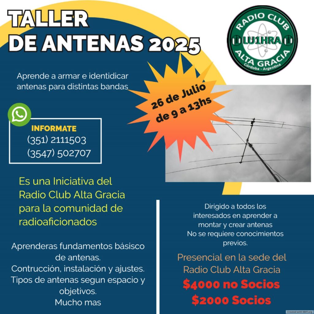 Taller antenas 2025